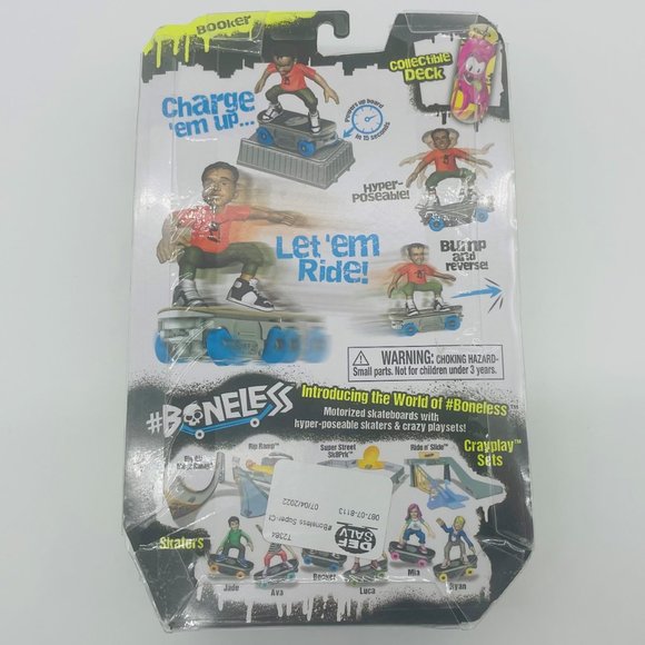 #Boneless Super Charged Skaetboarding Motorized Booker Action Figure - Picture 2 of 4